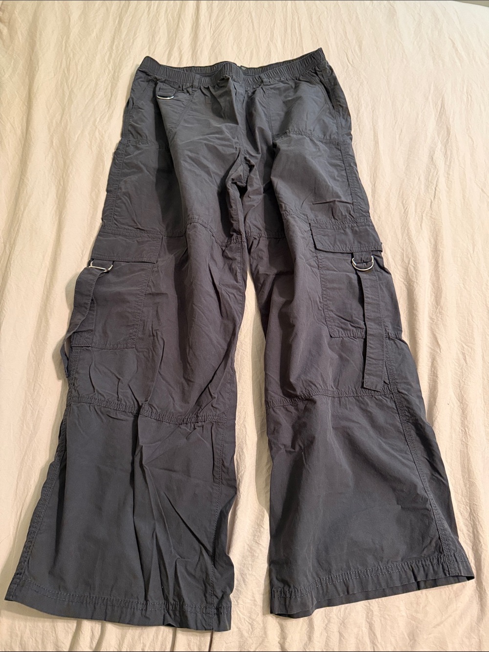 Wild Fable Women’s Wide Leg Cargo Pants - Elastic Waist, Utility Pockets